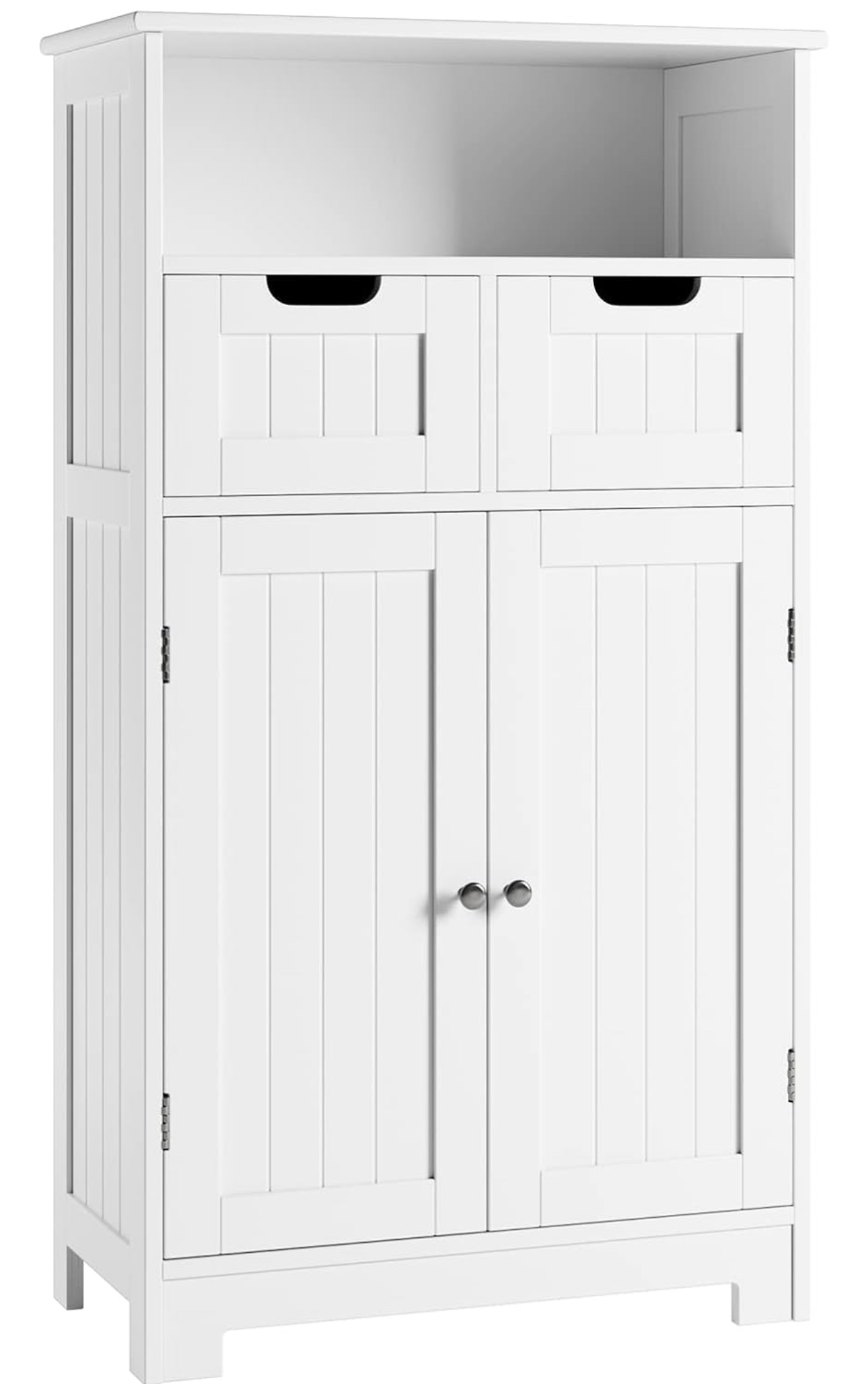 White storage cabinet