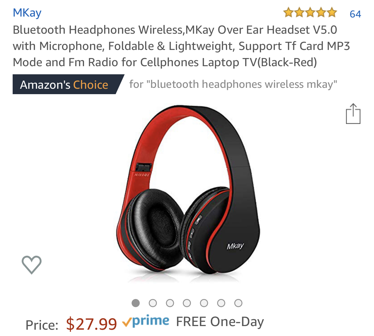 Bluetooth Headphone (New in Box)