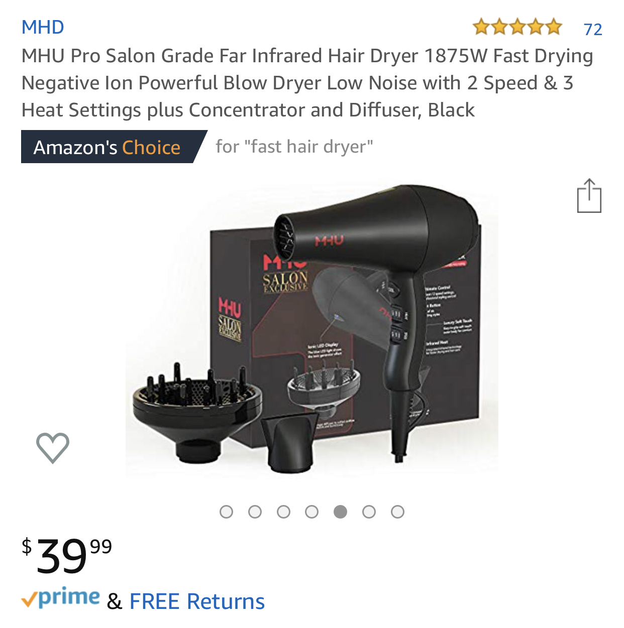 Hairdryer (New in Box)