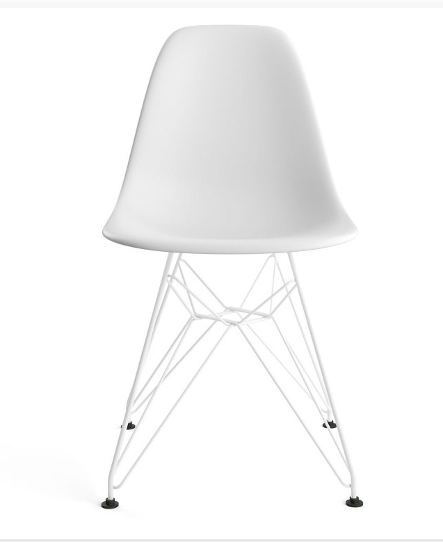 West Elm Fiberglass bucket Aems chairs.  Set of 6